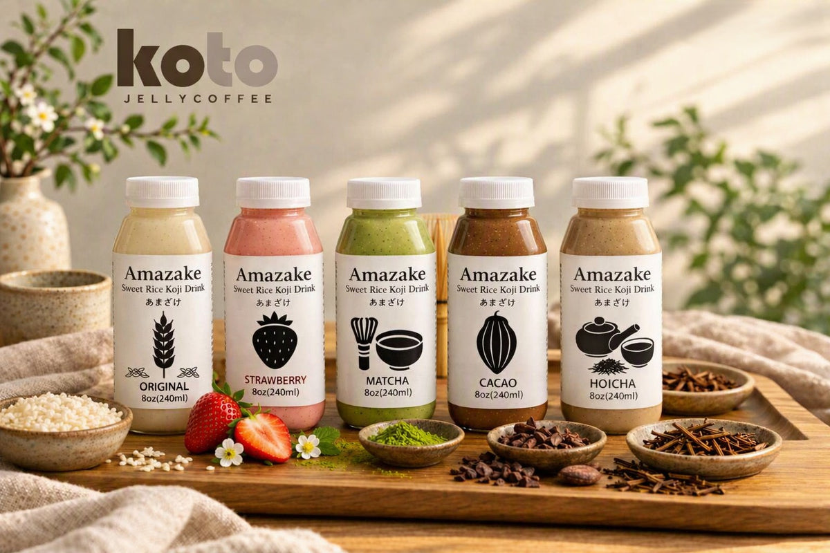 AMAZAKE Tasting Set: 5 flavors for $40  (Koto Jelly pickup only)
